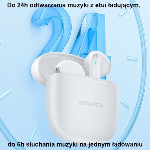 Słuchawki Bluetooth 5.3 T26 Pro TWS Black AWEI
