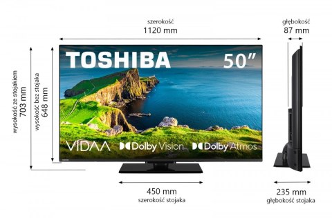 Telewizor LED 50 cali 50UV3F63DG Toshiba