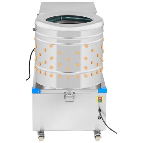 Skubarka oparzalnik do drobiu kurczaków indyków 2w1 bęben śr. 50 cm 55 l 1.5 kW WIESENFIELD