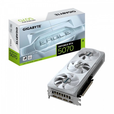 Karta graficzna GeForce RTX 5070 EAGLE OC ICE SFF 12G 192BIT GDDR7 3DP/HDMI Gigabyte