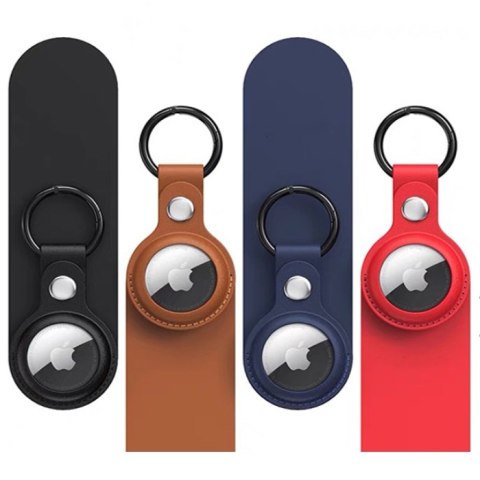 Etui do lokalizatora Apple AirTag z ekoskóry - 4 szt. HURTEL