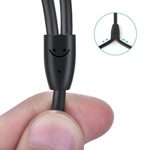 Kabel przewód audio 3.5mm mini jack - 2RCA 3m czarny UGREEN