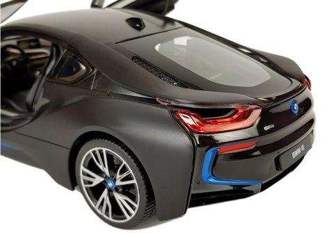 Auto R/C BMW i8 Rastar 1:14 Czarny Drzwi Automatyczne Rastar