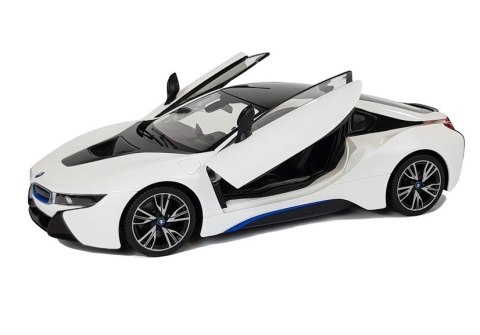 Auto R/C Sportowe Zdalnie Sterowane BMW i8 Rastar 1:14 Biały Rastar