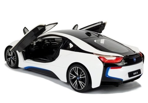 Auto R/C Sportowe Zdalnie Sterowane BMW i8 Rastar 1:14 Biały Rastar