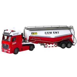 Ciężarówka Cysterna Z Cementem Funkcja Lania Wody Światła Dźwięki LEAN Toys