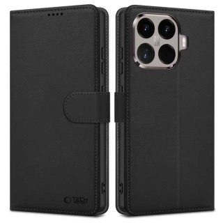 Etui pokrowiec z klapką do Xiaomi 15T Pro Wallet - czarne Tech-Protect