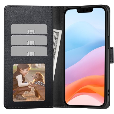 Etui pokrowiec z klapką do Xiaomi 15T Pro Wallet - czarne Tech-Protect