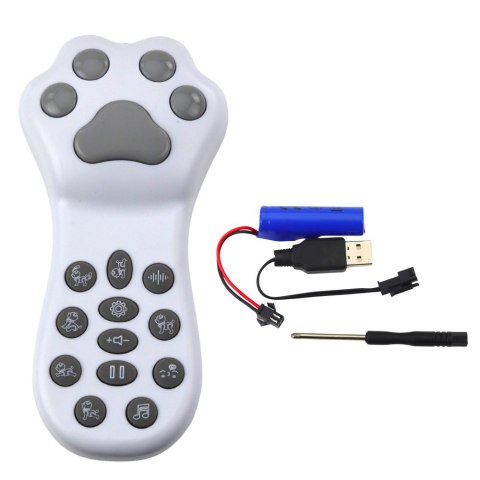 Interaktywny Robot Pies Husky Zdalnie Sterowany RC Głosem Sztuczki Szary LEAN Toys