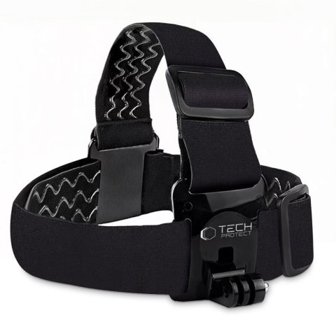 Opaska na głowę do kamery sportowej GoPro DJI GA100 Head Moun - czarna Tech-Protect