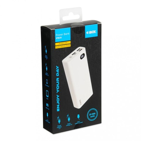 Powerbank PB20 Power Delivery 20 000 mAh IBOX