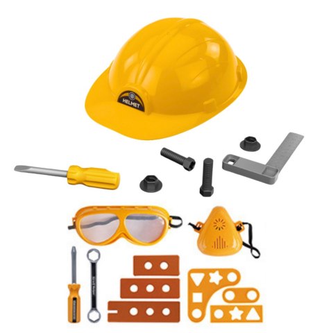 Zestaw Majsterkowicza Narzędzia Młot Pneumatyczny Na Baterie 21el LEAN Toys