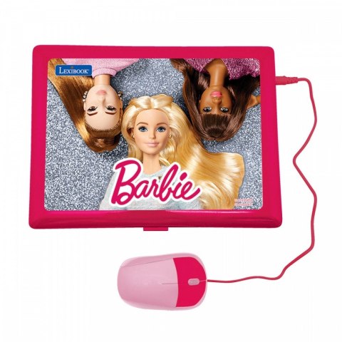 Laptop edukacyjny Barbie dwujęzyczny PL/ ENG 124 aktywności Lexibook