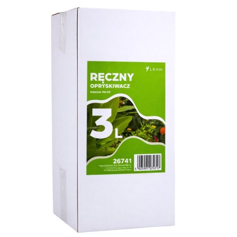 Ręczny Opryskiwacz Ciśnieniowy Do Podlewania Nawożenia Opryskiwania LEAN 3L LEAN