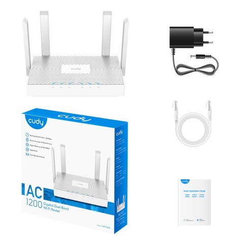 Router WR1300E Router Mesh Gigabit WiFi AC1200 Cudy
