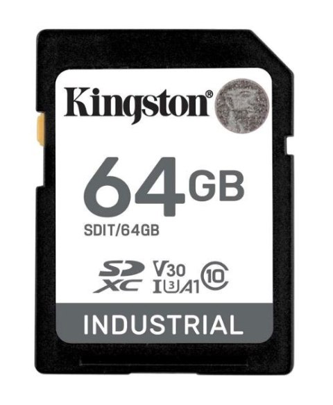 Karta microSD 64GB CL10 UHS-I Industrial Kingston