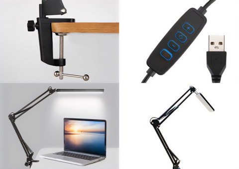 Lampka biurkowa FLEX LAMP MT224 Media-Tech