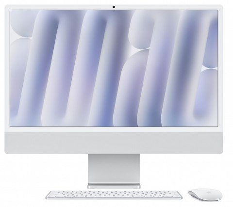 IMac 24 cale: M4 10/10, 24GB, 512GB SSD - Srebrny Apple