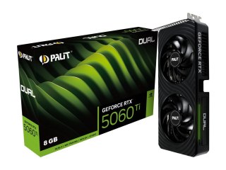 Karta graficzna GeForce RTX 5060 TI DUAL 8GB GDDR7 128bit 3DP/HDMI Palit