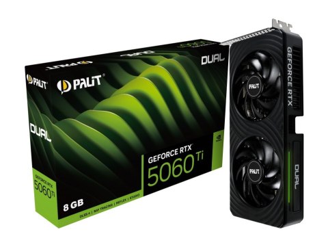 Karta graficzna GeForce RTX 5060 TI DUAL 8GB GDDR7 128bit 3DP/HDMI Palit