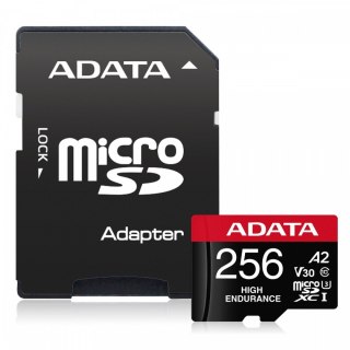 Karta microSD High Endurance 256GB UHS1 U3 V30 A2 100/85MB/s + Adapter Adata