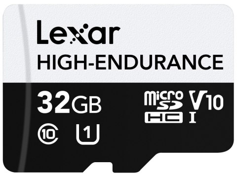 Karta microSD High Endurance 32GB C10 A1 U1 V10 100/30MB/s Lexar