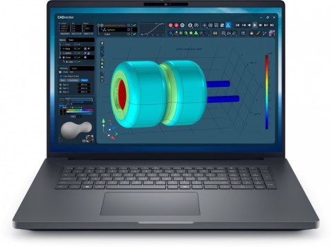 Stacja robocza Dell Pro Max 18 Plus MB18250 W11P U7-265HX|32GB|1TB|Nvidia RTX PRO 3000|FgrPr & SmtCd|Cam|WLAN + BT|18.0 QHD+|Bac Dell