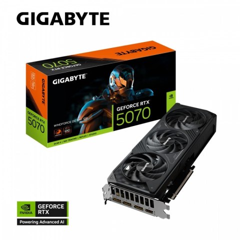 Karta graficzna GeForce RTX 5070 WINDFORCE OC SFF 12G 192BIT 3DP/HDMI Gigabyte