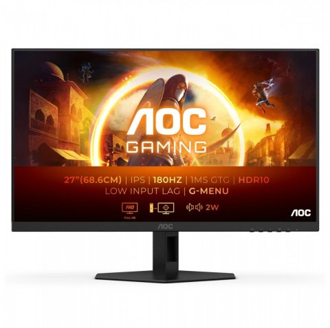 Monitor 27G4XE 27 cali IPS 180Hz HDMIx2 DP Głośniki AOC