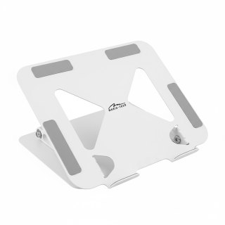 Podstawka pod laptopa, regulowana, ergonomiczna 10-17 cali LAPTOP STAND MT2661W (biała) Media-Tech