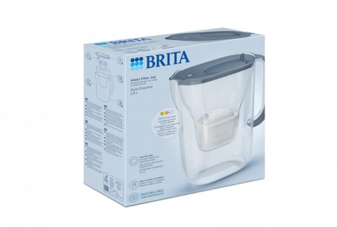 Dzbanek filtrujący 2,4l Style Essential grafitowy Brita