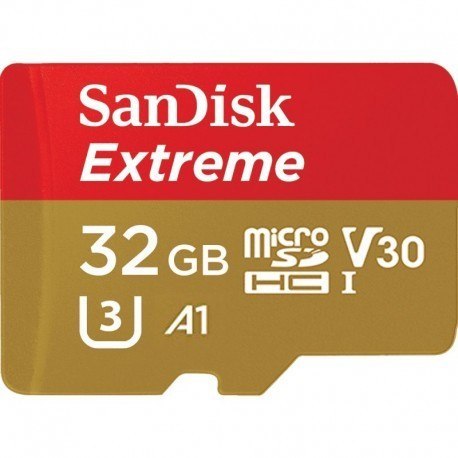 Extreme microSDHC 32GB 100/60 MB/s A1 V30 U3 SanDisk