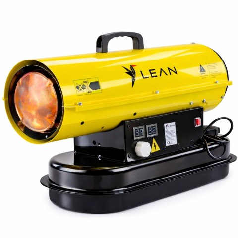 Nagrzewnica Spalinowa Olejowa 30KW Wyświetlacz LCD Termostat LEAN