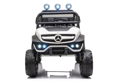 Pojazd na Akumulator Mercedes Unimog S Biały LEAN CARS