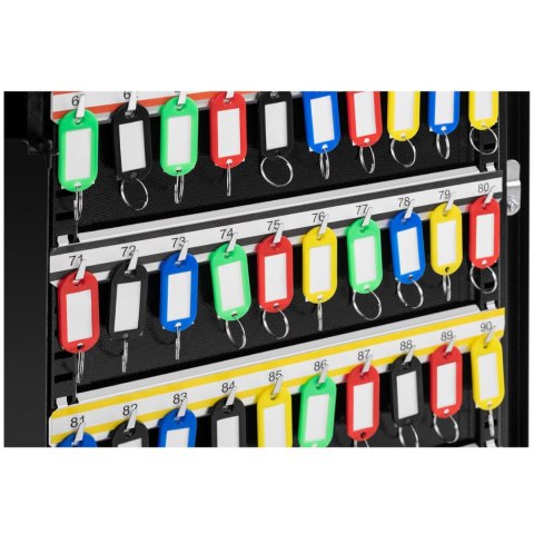 Szafka skrzynka organizer na klucze metalowa 200 kluczy + ZAWIESZKI Stamony