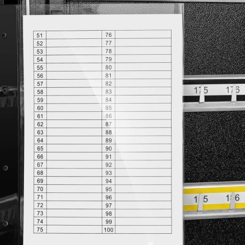 Szafka skrzynka organizer na klucze metalowa 200 kluczy + ZAWIESZKI Stamony