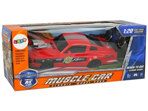 Zdalnie Sterowane Auto Sportowe 1:20 Czerwone Pilot LEAN Toys