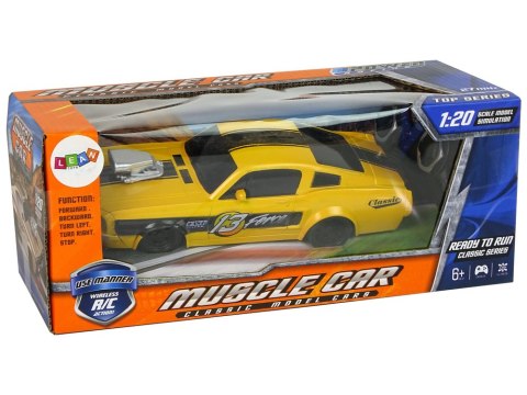 Zdalnie Sterowane Auto Sportowe 1:20 Żółte Pilot LEAN Toys