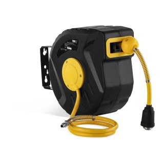 Zwijacz automatyczny bęben naścienny z wężem pneumatycznym do sprężarki przyłącze 1/4#8221; dł. 11m MSW