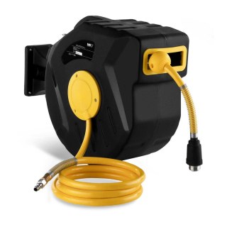 Zwijacz automatyczny bęben naścienny z wężem pneumatycznym do sprężarki przyłącze 1/4#8221; dł. 22m MSW