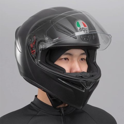 Czapka rowerowa kolarska z wycięciami na okulary - czarna ROCKBROS