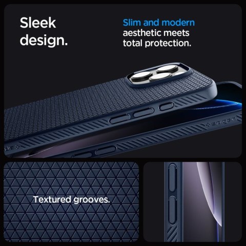Etui case na iPhone 16 Pro Max Liquid Air - niebieskie SPIGEN