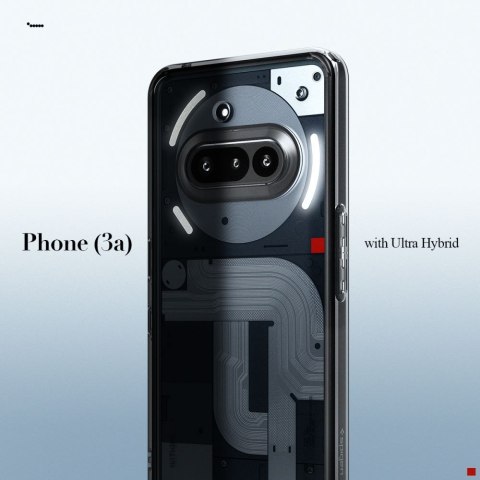 Etui pokrowiec na Nothing Phone 3A Ultra Hybrid - przezroczyste SPIGEN