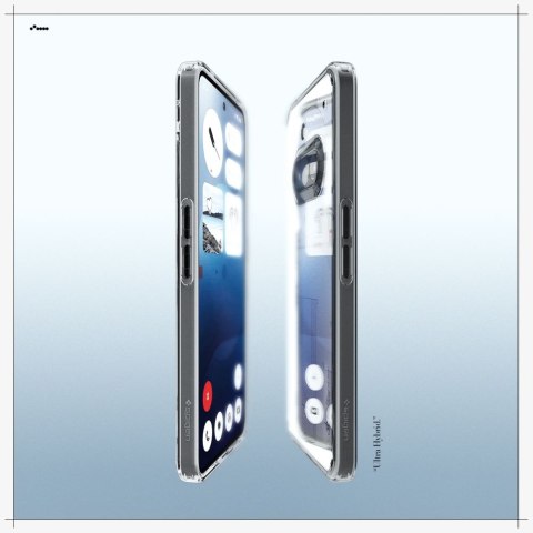 Etui pokrowiec na Nothing Phone 3A Ultra Hybrid - przezroczyste SPIGEN