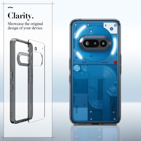 Etui pokrowiec na Nothing Phone 3A Ultra Hybrid - przezroczyste SPIGEN