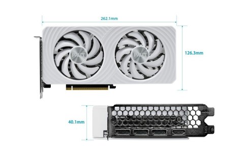 Karta graficzna GeForce RTX 5060 TI WHITE OC 8GB GDDR7 128bit 3DP/HDMI Palit