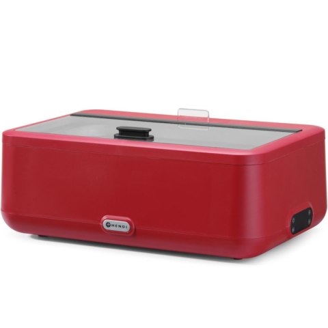 Podgrzewacz elektryczny do potraw UNIQ 35-85 C 700 W - czerwony Hendi