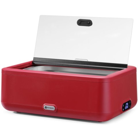 Podgrzewacz elektryczny do potraw UNIQ 35-85 C 700 W - czerwony Hendi