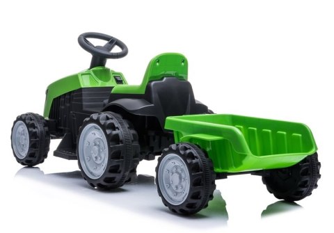 Traktor z Przyczepą na Akumulator TR1908T Zielony LEAN CARS