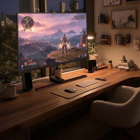 Uchwyt stojak gamingowy do monitora RS167 Maclean